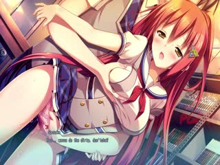 Sousuke and Maho Clubroom Sex Scene (sankaku Renai Love Triangle Trouble)